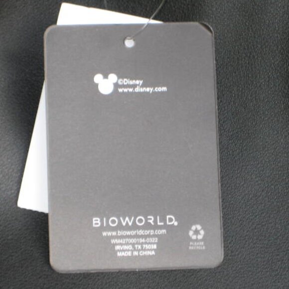 NWT Disney Minnie Mouse Quilted Mini Backpack Black Red Bow Vegan Leather NEW - Picture 15 of 15